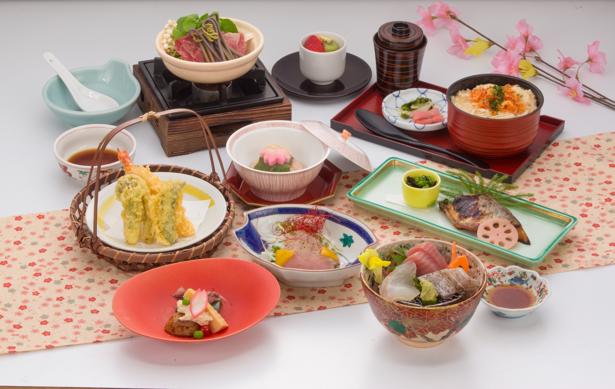 お料理 季節の特撰会席 春 夏 秋 冬